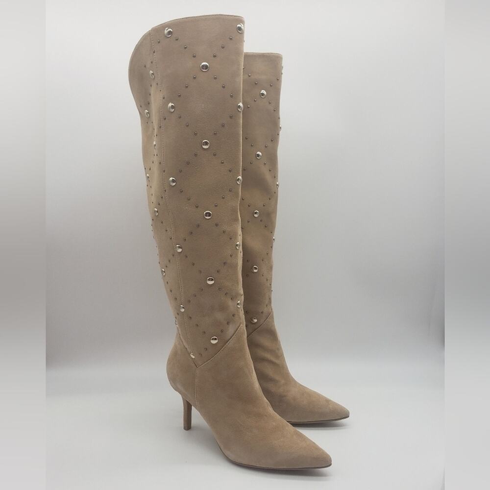Vince Camuto Fimulie Studded Suede Boots Size 9 NWT